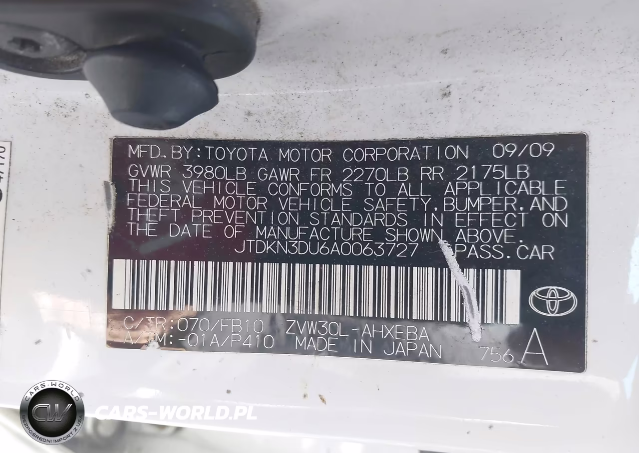 2010 Toyota Prius Ii VIN:JTDKN3DU6A0063727 - 9