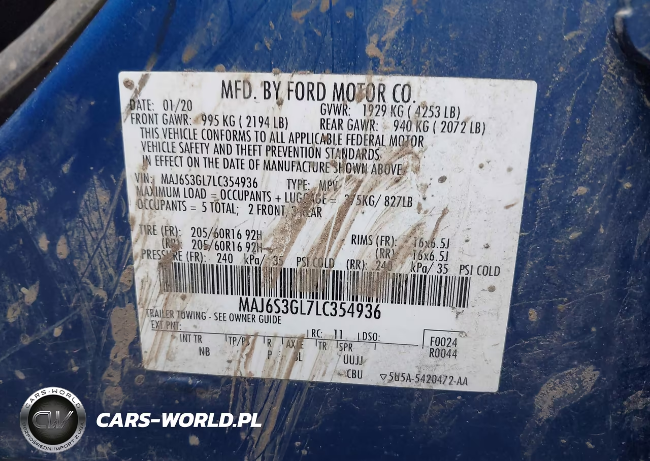 2020 Ford Ecosport Se VIN:MAJ6S3GL7LC354936 - 9