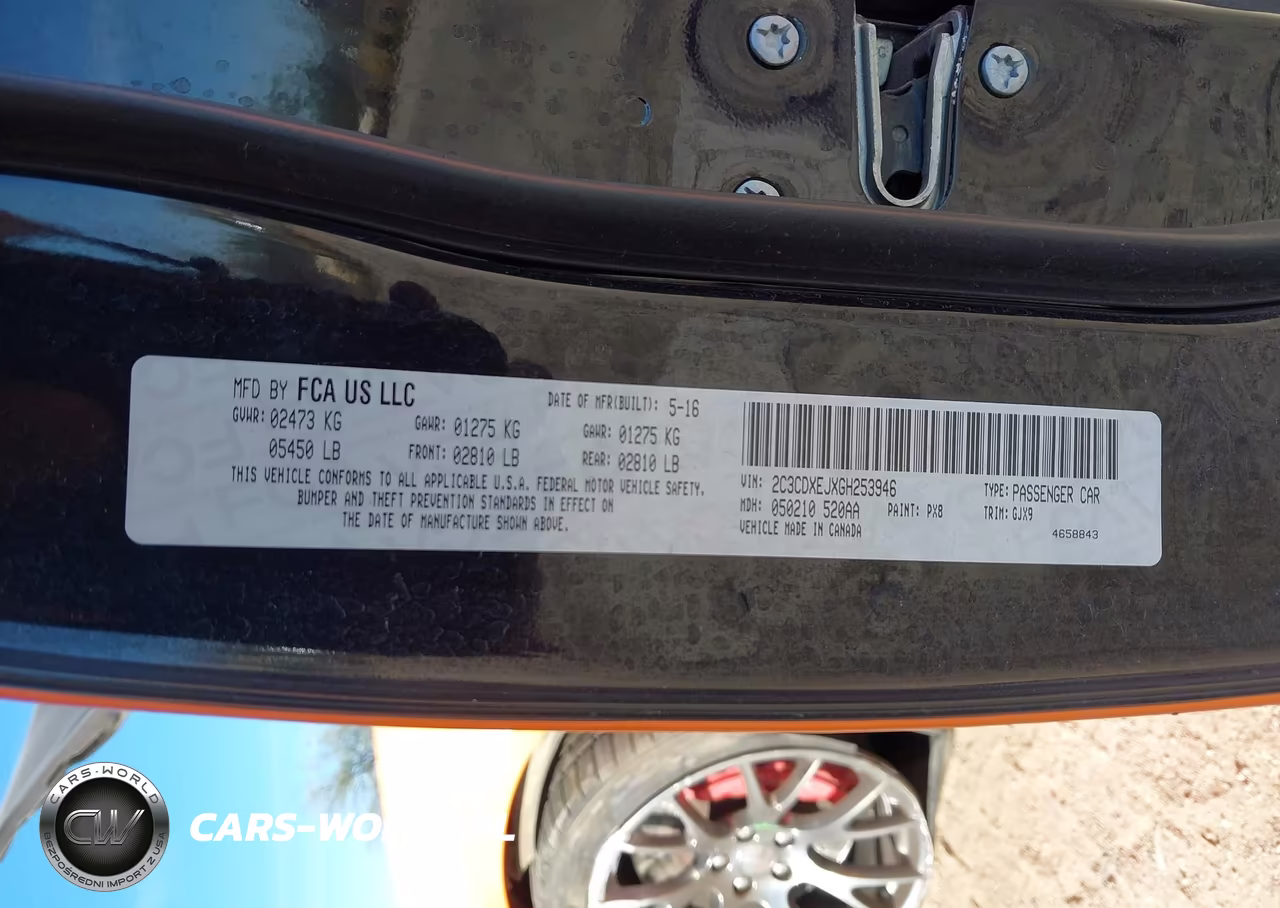 2016 Dodge Charger Srt 392 VIN:2C3CDXEJXGH253946 - 9