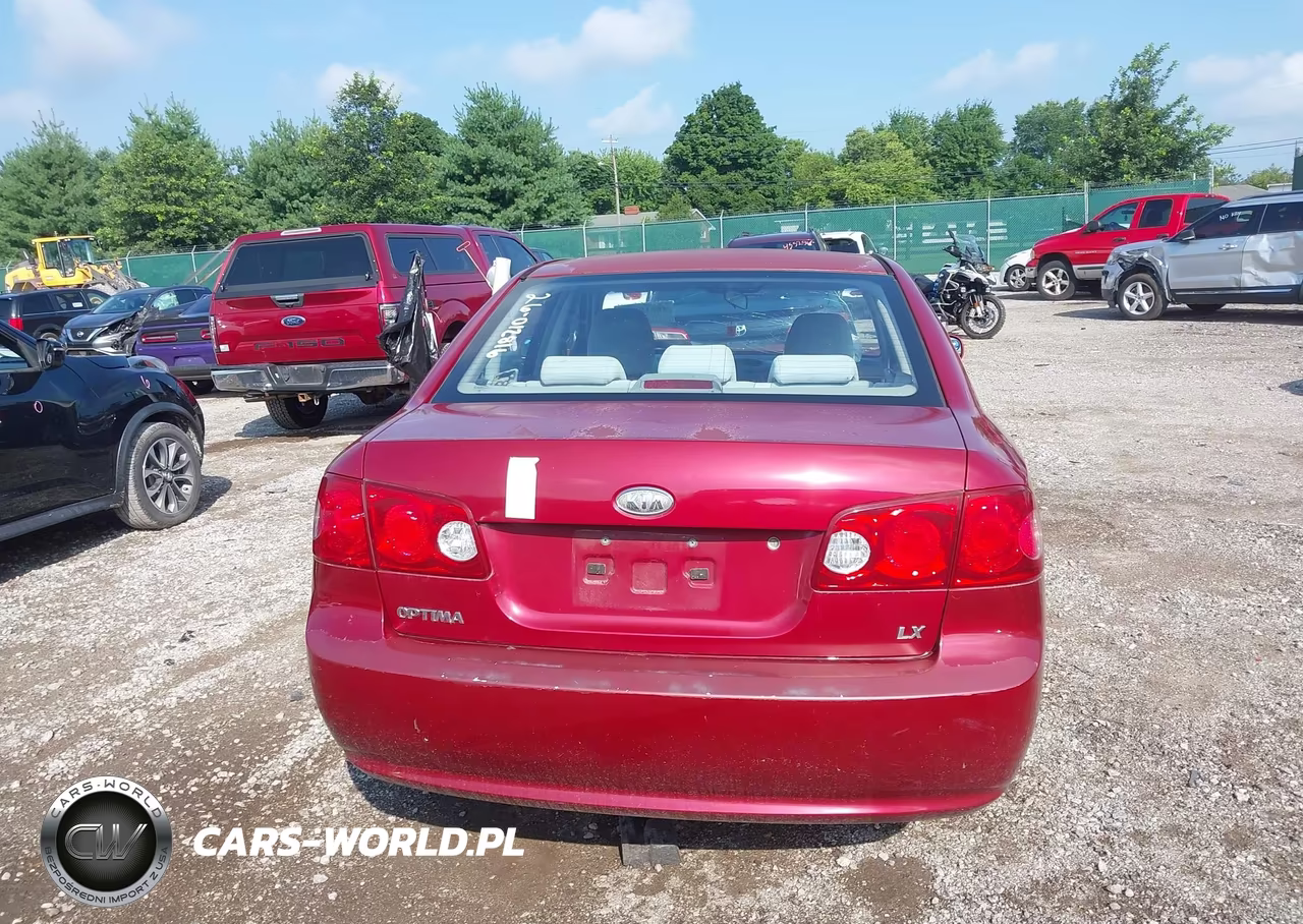 2008 Kia Optima Lx VIN:KNAGE123485222615 - 17
