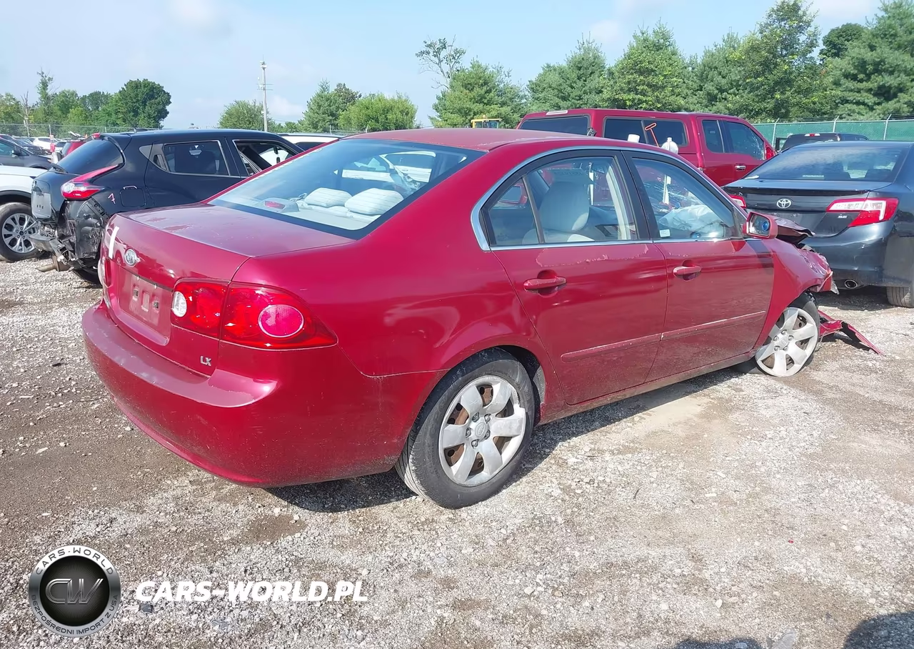2008 Kia Optima Lx VIN:KNAGE123485222615 - 4