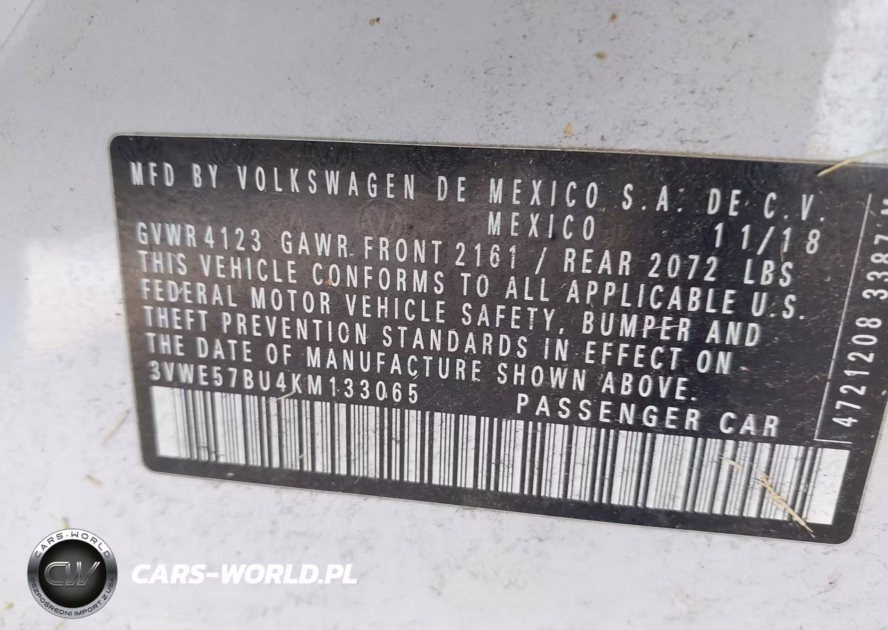 2019 Volkswagen Jetta 1.4T Sel VIN:3VWE57BU4KM133065 - 9