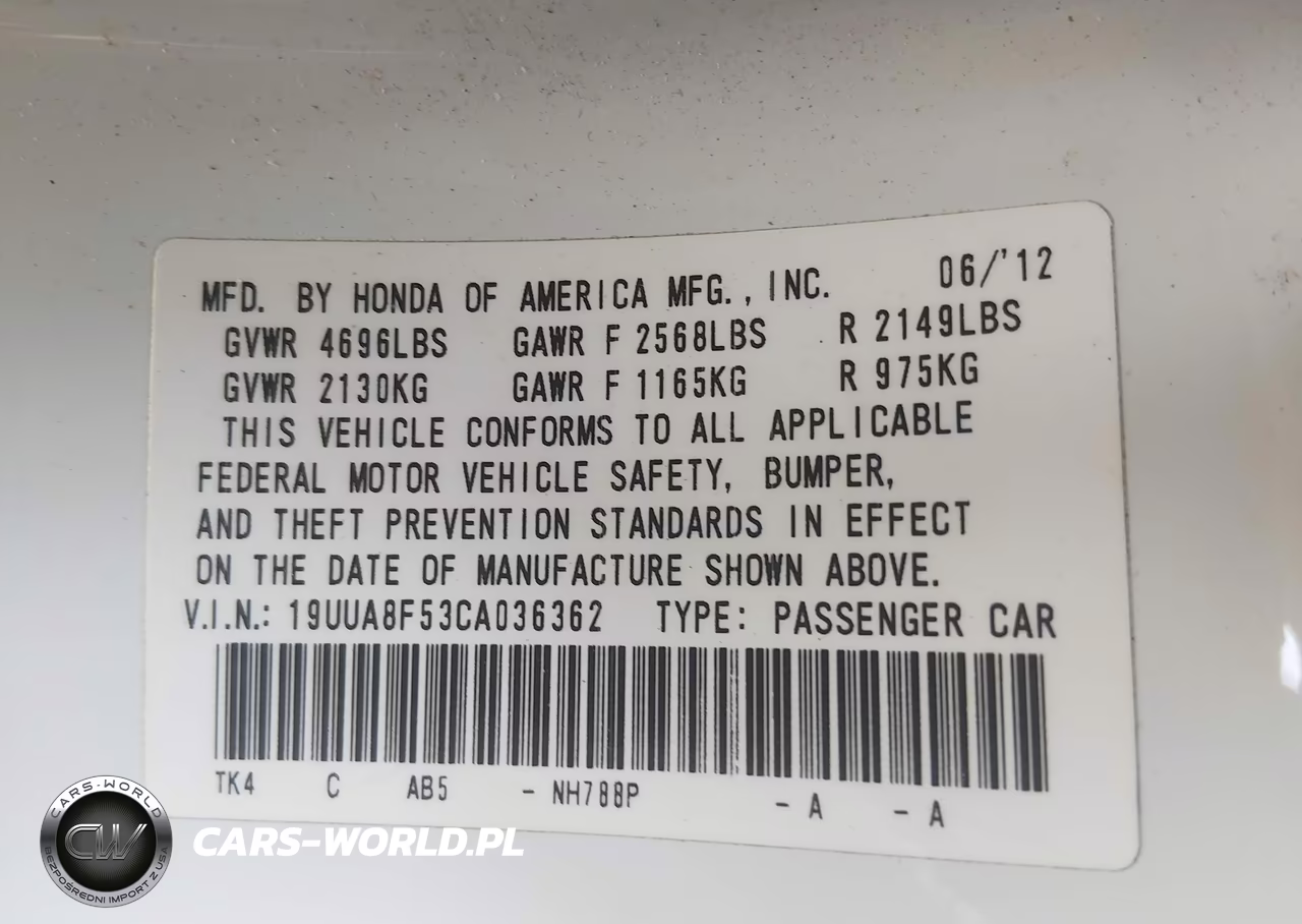 2012 Acura Tl 3.5 VIN:19UUA8F53CA036362 - 9