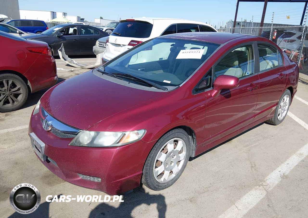2009 Honda Civic Lx VIN:19XFA16549E037508 - 2