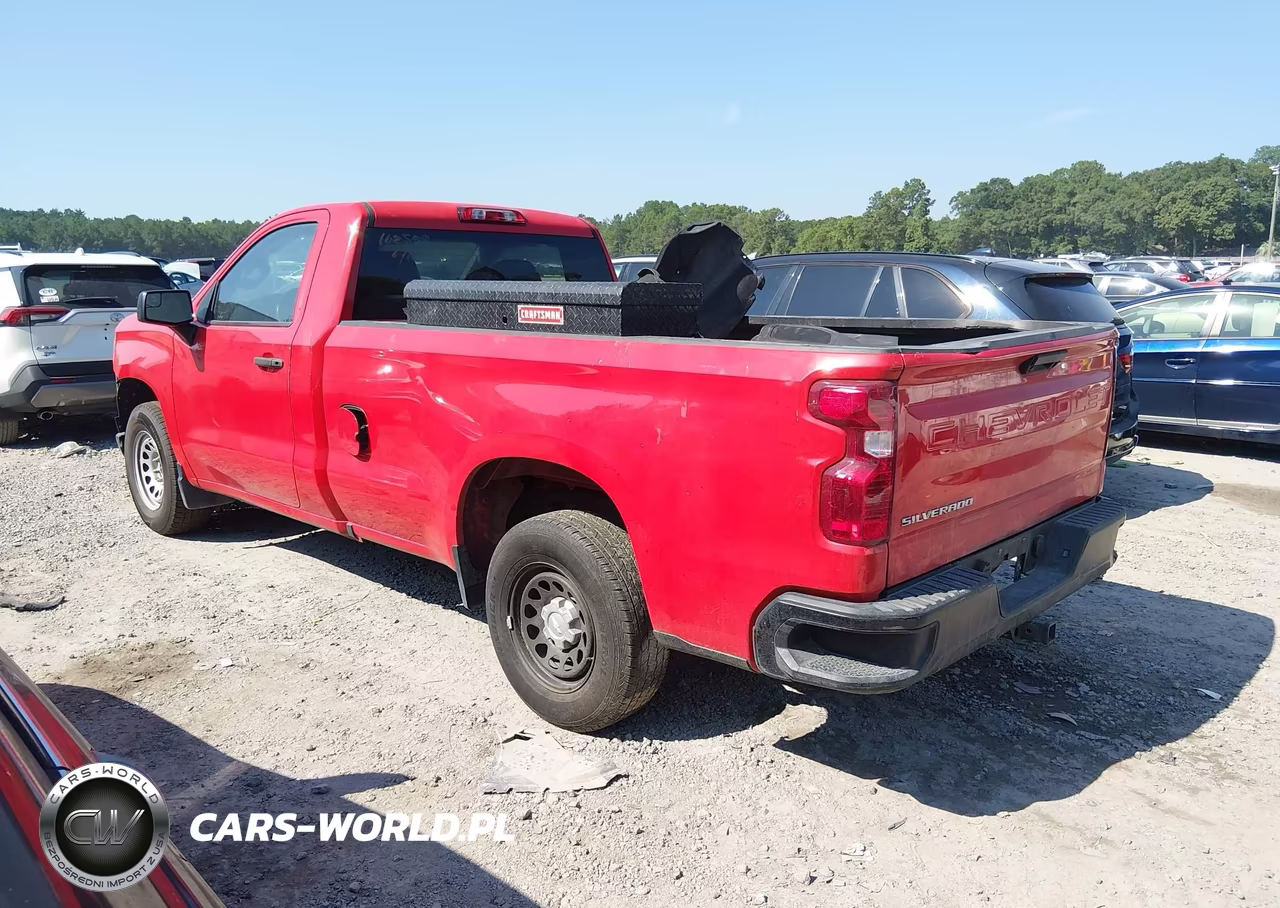 2023 Chevrolet Silverado 1500 2Wd Long Bed Wt VIN:3GCNAAEK2PG102859 - 3