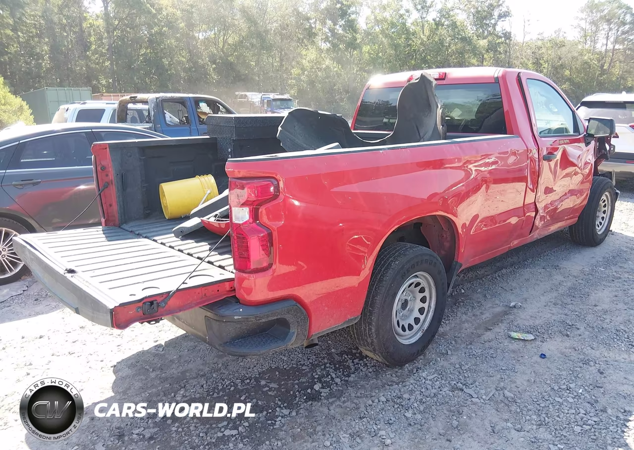 2023 Chevrolet Silverado 1500 2Wd Long Bed Wt VIN:3GCNAAEK2PG102859 - 4