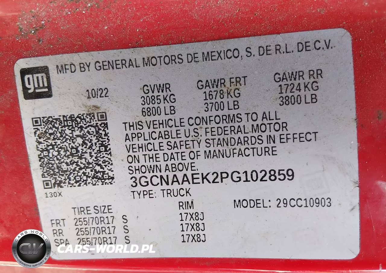 2023 Chevrolet Silverado 1500 2Wd Long Bed Wt VIN:3GCNAAEK2PG102859 - 9