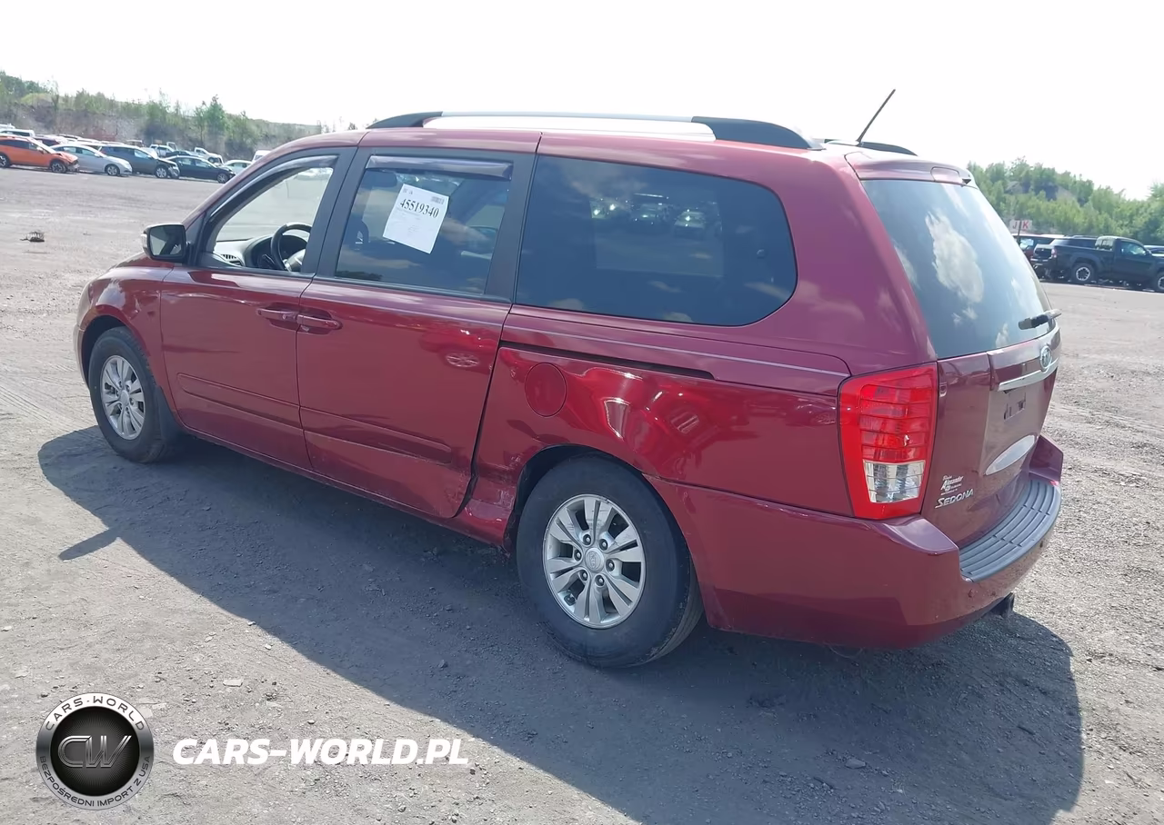 2012 Kia Sedona Lx VIN:KNDMG4C74C6447803 - 3