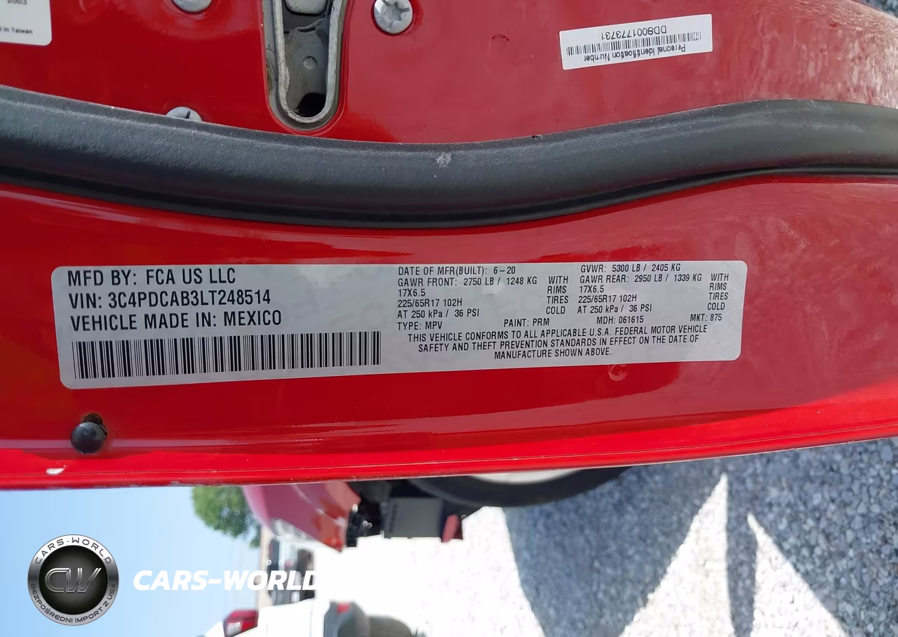 2020 Dodge Journey Se Value VIN:3C4PDCAB3LT248514 - 9