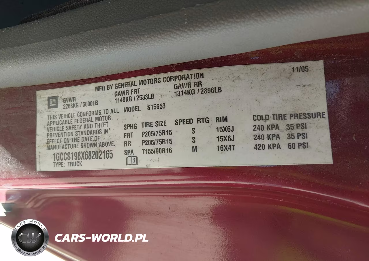 2006 Chevrolet Colorado Ls VIN:1GCCS198X68202165 - 9