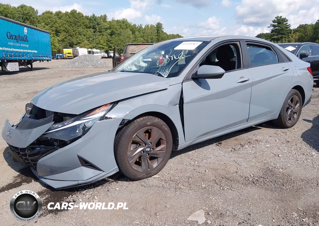2021 Hyundai Elantra Sel VIN:KMHLS4AG2MU211947 - 2