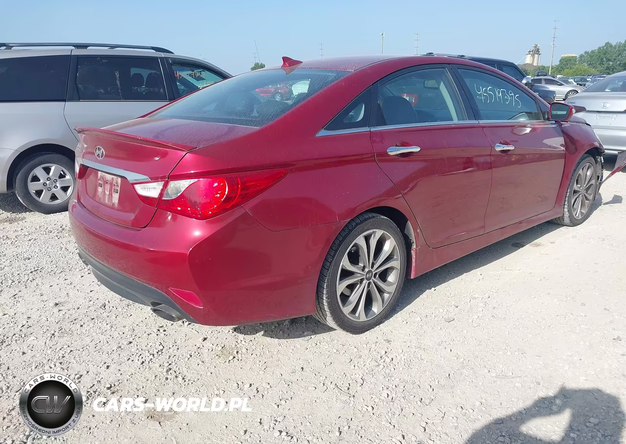 2014 Hyundai Sonata Se VIN:5NPEC4AC2EH837369 - 4