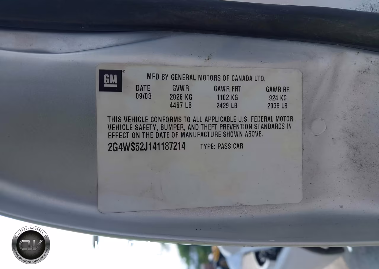 2004 Buick Century VIN:2G4WS52J141187214 - 9