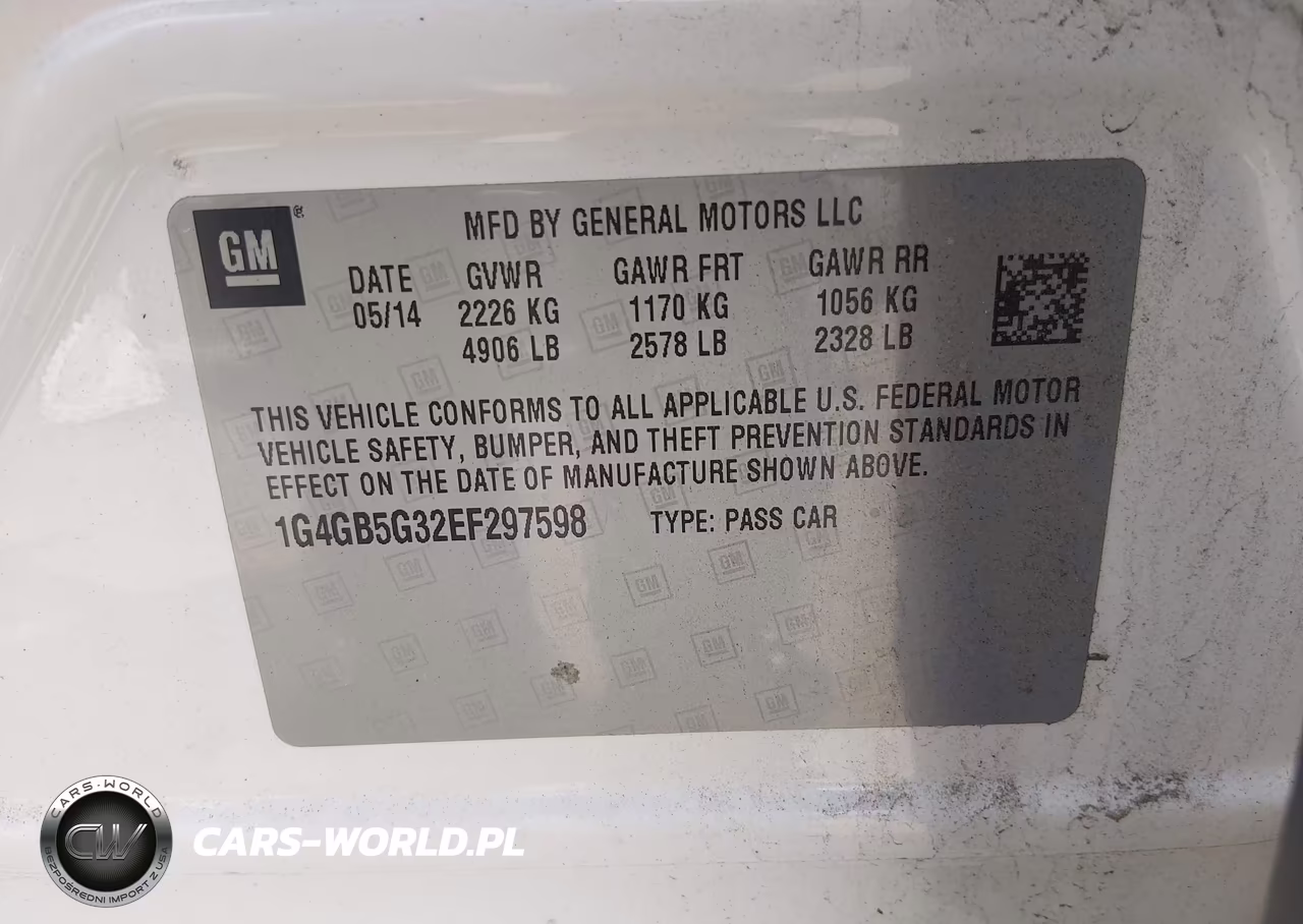 2014 Buick Lacrosse Leather Group VIN:1G4GB5G32EF297598 - 9