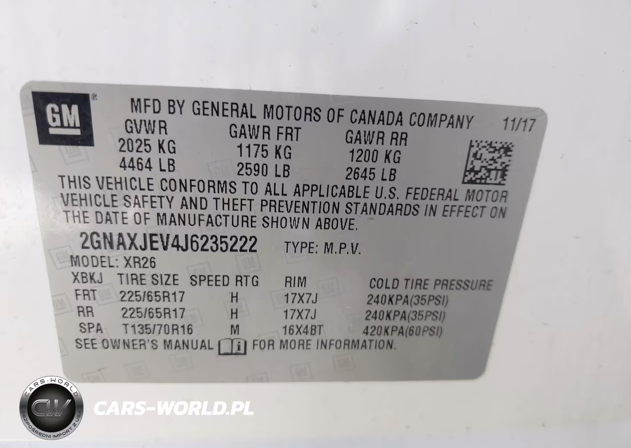 2018 Chevrolet Equinox Lt VIN:2GNAXJEV4J6235222 - 9
