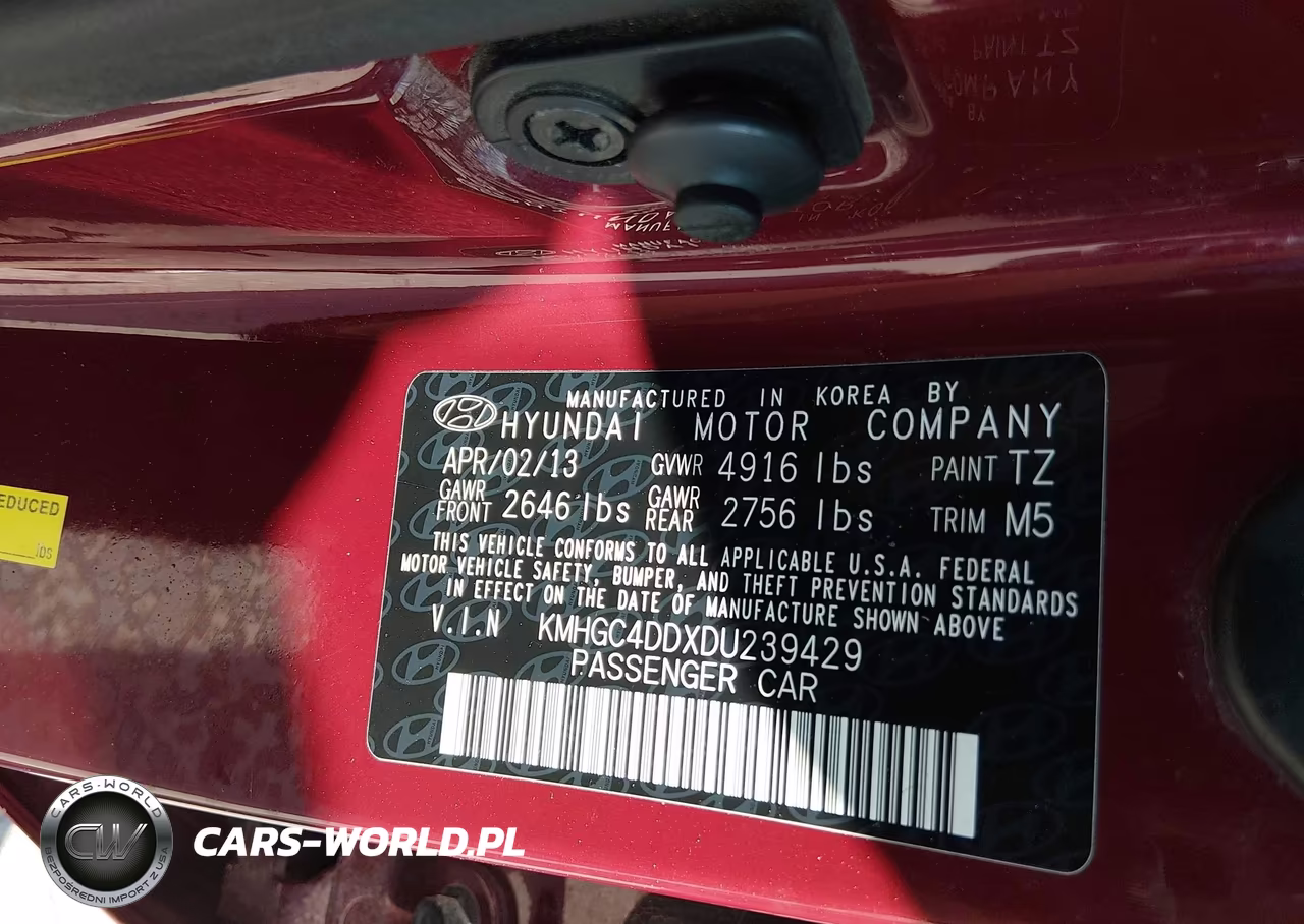 2013 Hyundai Genesis 3.8 VIN:KMHGC4DDXDU239429 - 9