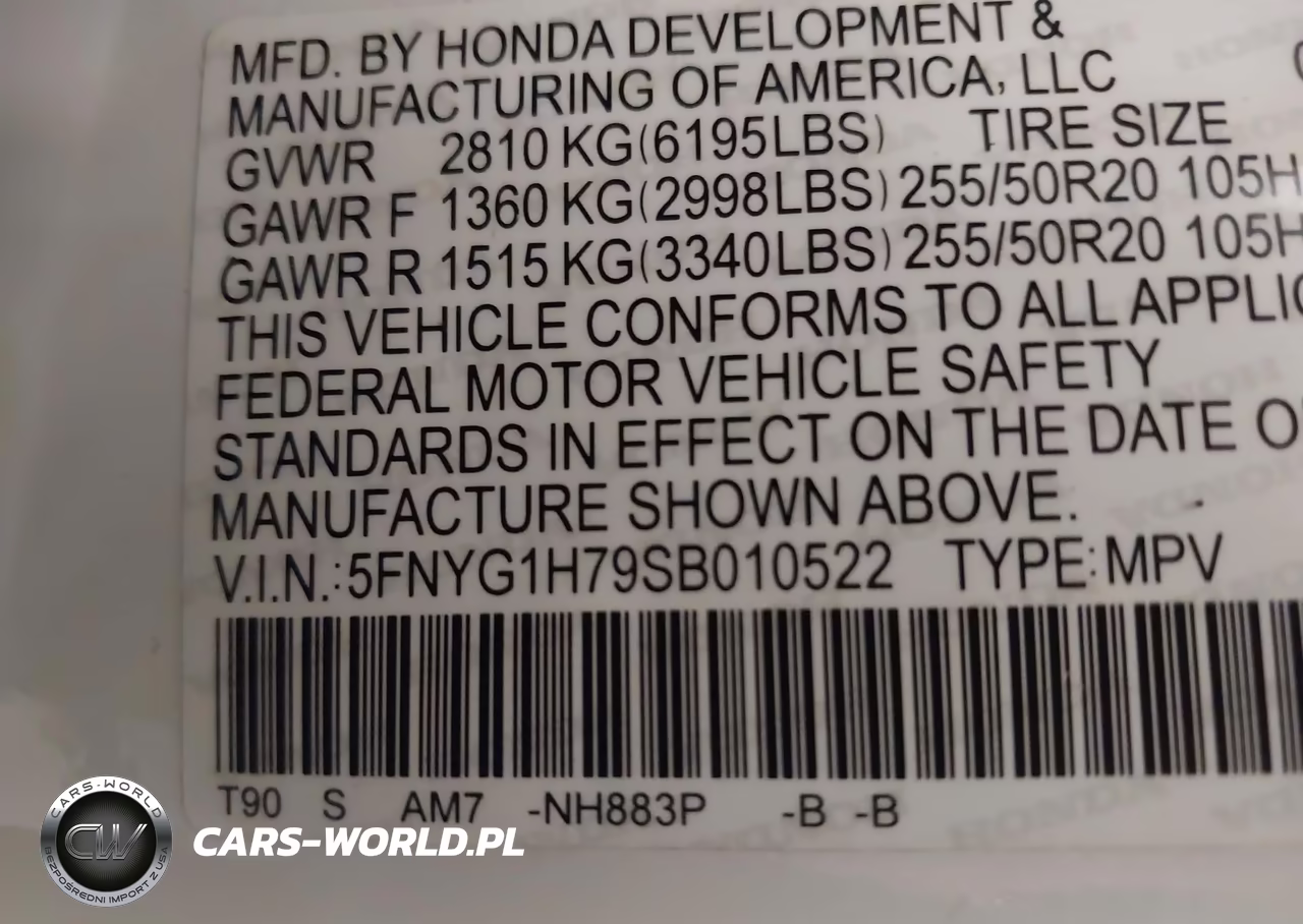 2025 Honda Pilot Touring VIN:5FNYG1H79SB010522 - 9