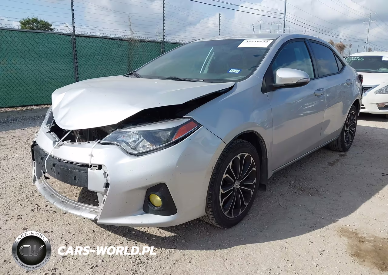 2015 Toyota Corolla S Plus VIN:5YFBURHE0FP258048 - 2