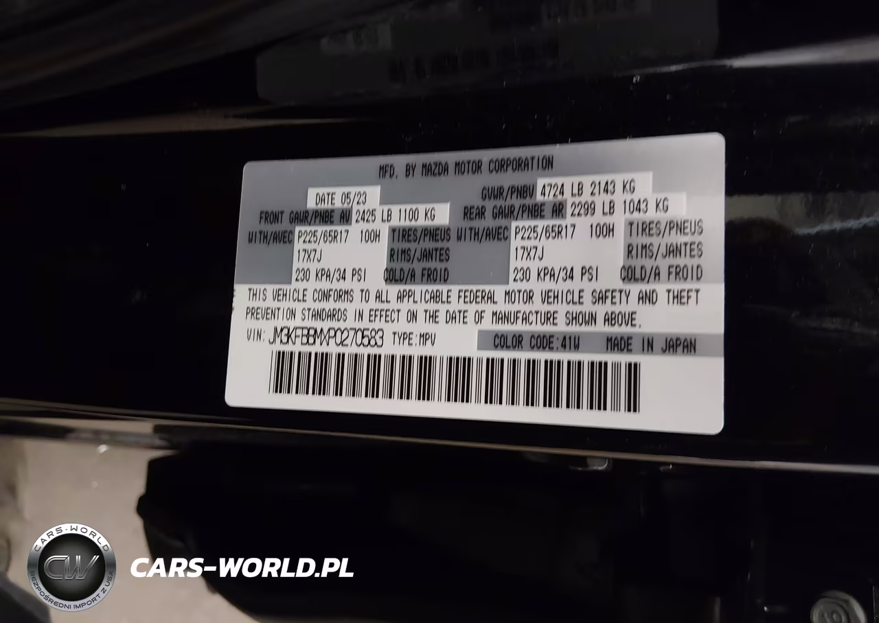 2023 Mazda Cx-5 2.5 S Select VIN:JM3KFBBMXP0270583 - 9