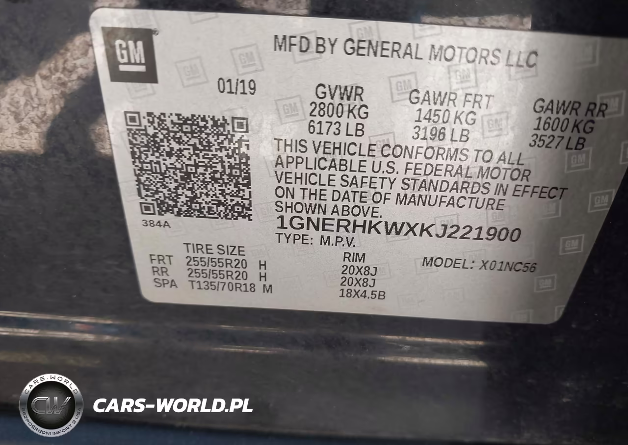2019 Chevrolet Traverse 3Lt VIN:1GNERHKWXKJ221900 - 9