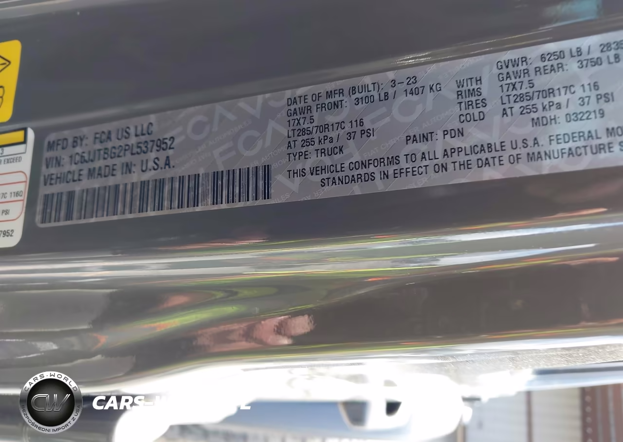 2023 Jeep Gladiator Rubicon 4X4 VIN:1C6JJTBG2PL537952 - 9