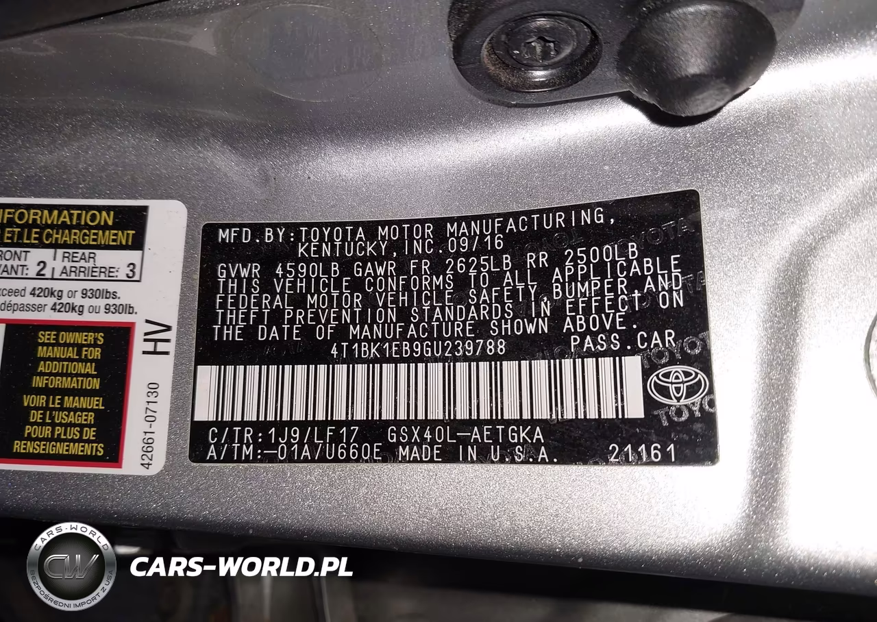 2016 Toyota Avalon Xle Premium VIN:4T1BK1EB9GU239788 - 9