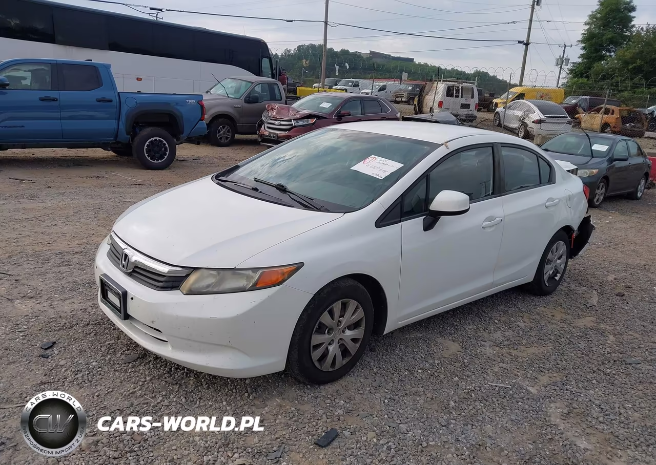 2012 Honda Civic Lx VIN:19XFB2F56CE337223 - 2