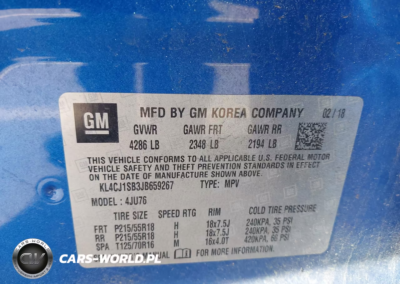 2018 Buick Encore Sport Touring VIN:KL4CJ1SB3JB659267 - 9