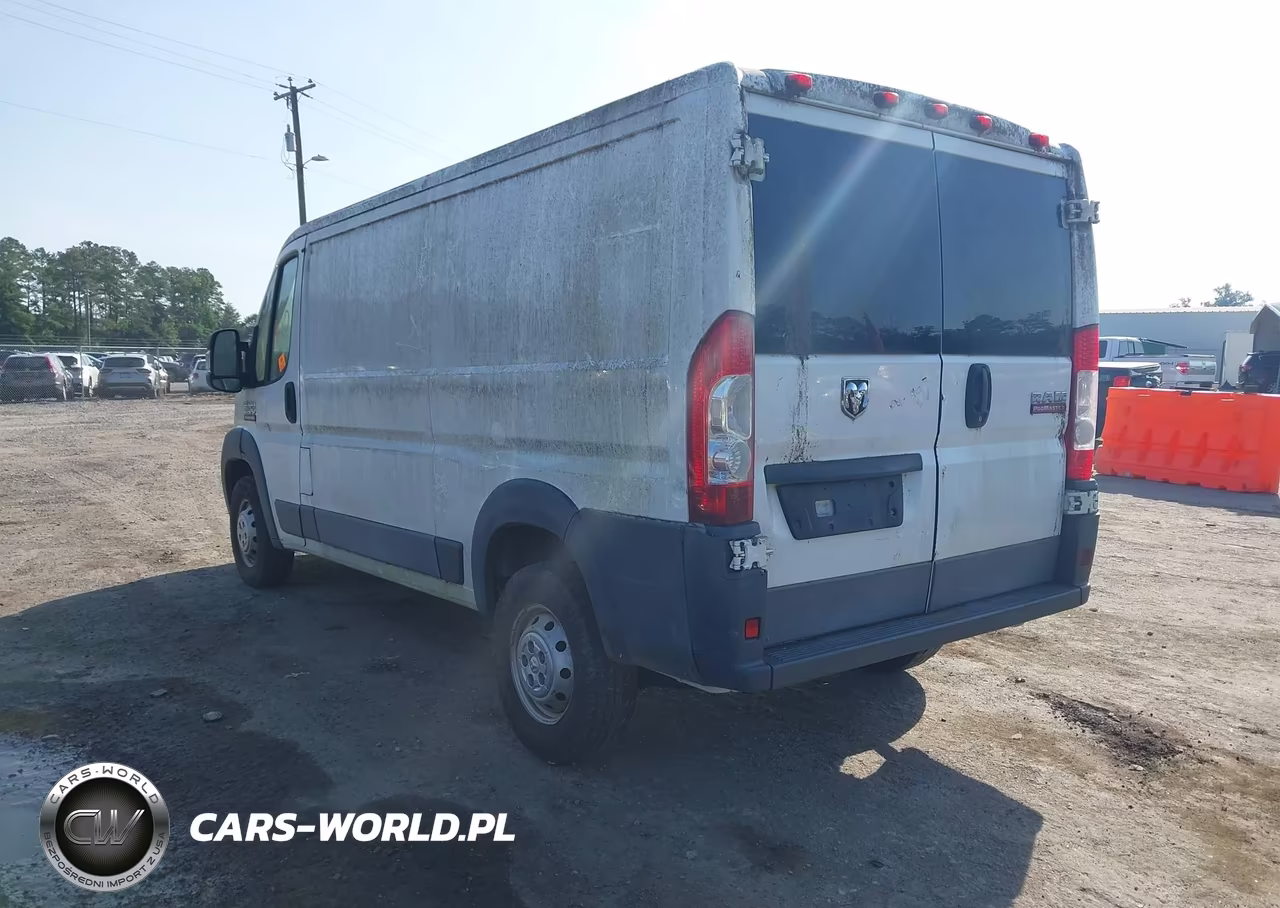 2017 Ram Promaster 1500 Low Roof 136 Wb VIN:3C6TRVAG0HE536260 - 3