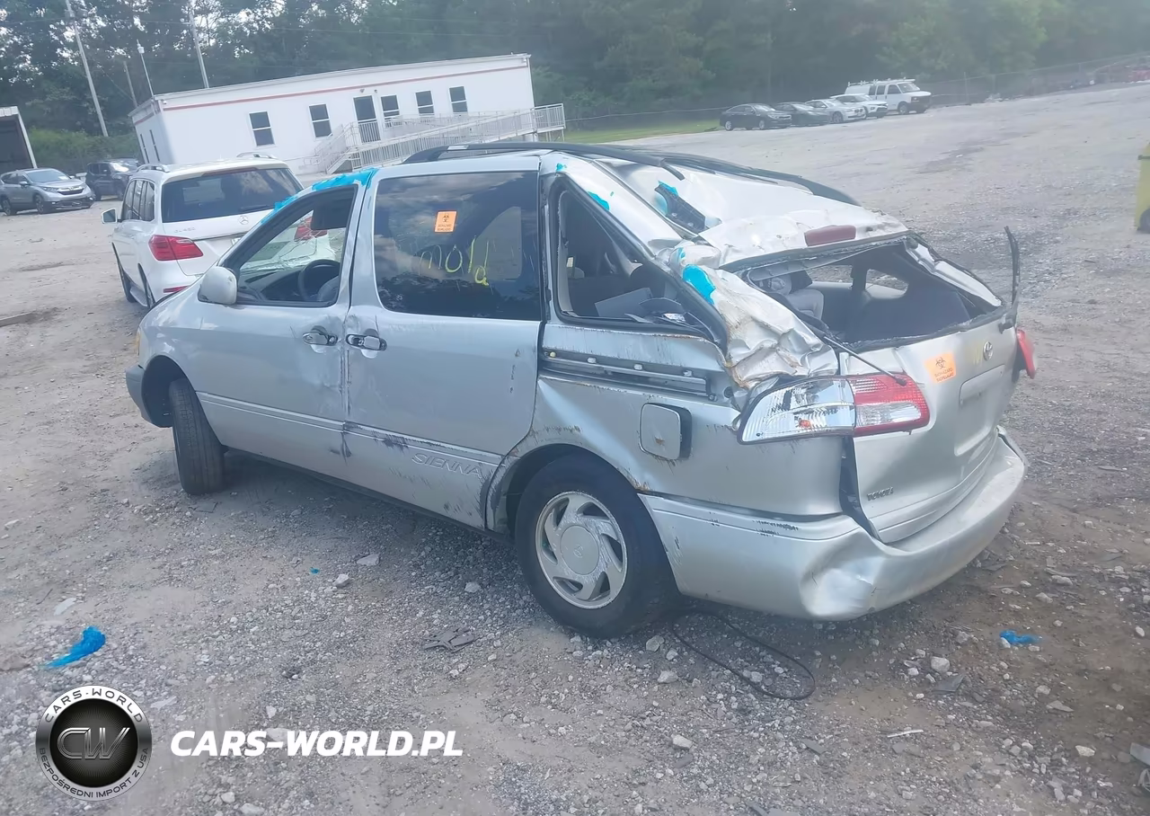2002 Toyota Sienna Le VIN:4T3ZF13C22U447798 - 3