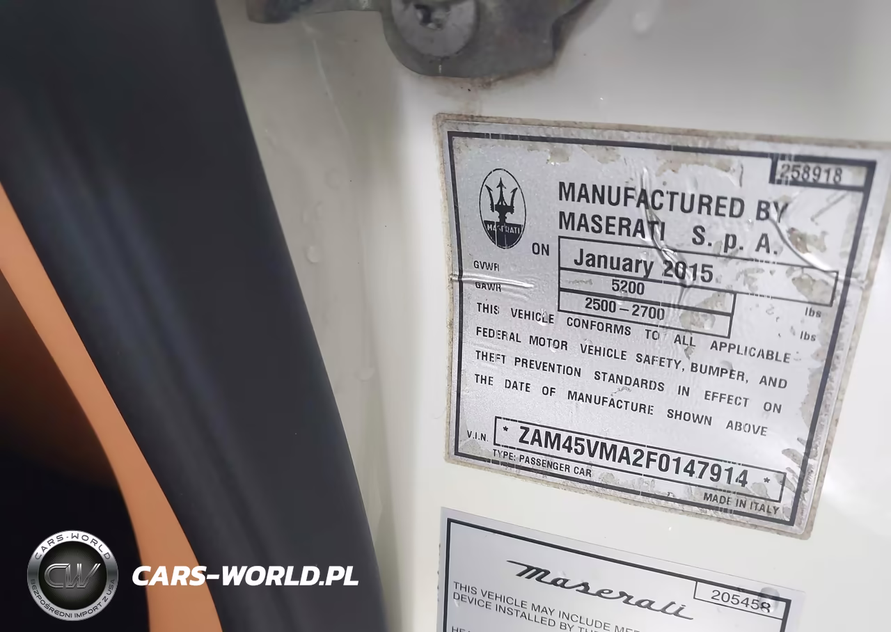 2015 Maserati Granturismo Mc-Mc Centennial-Sport VIN:ZAM45VMA2F0147914 - 9