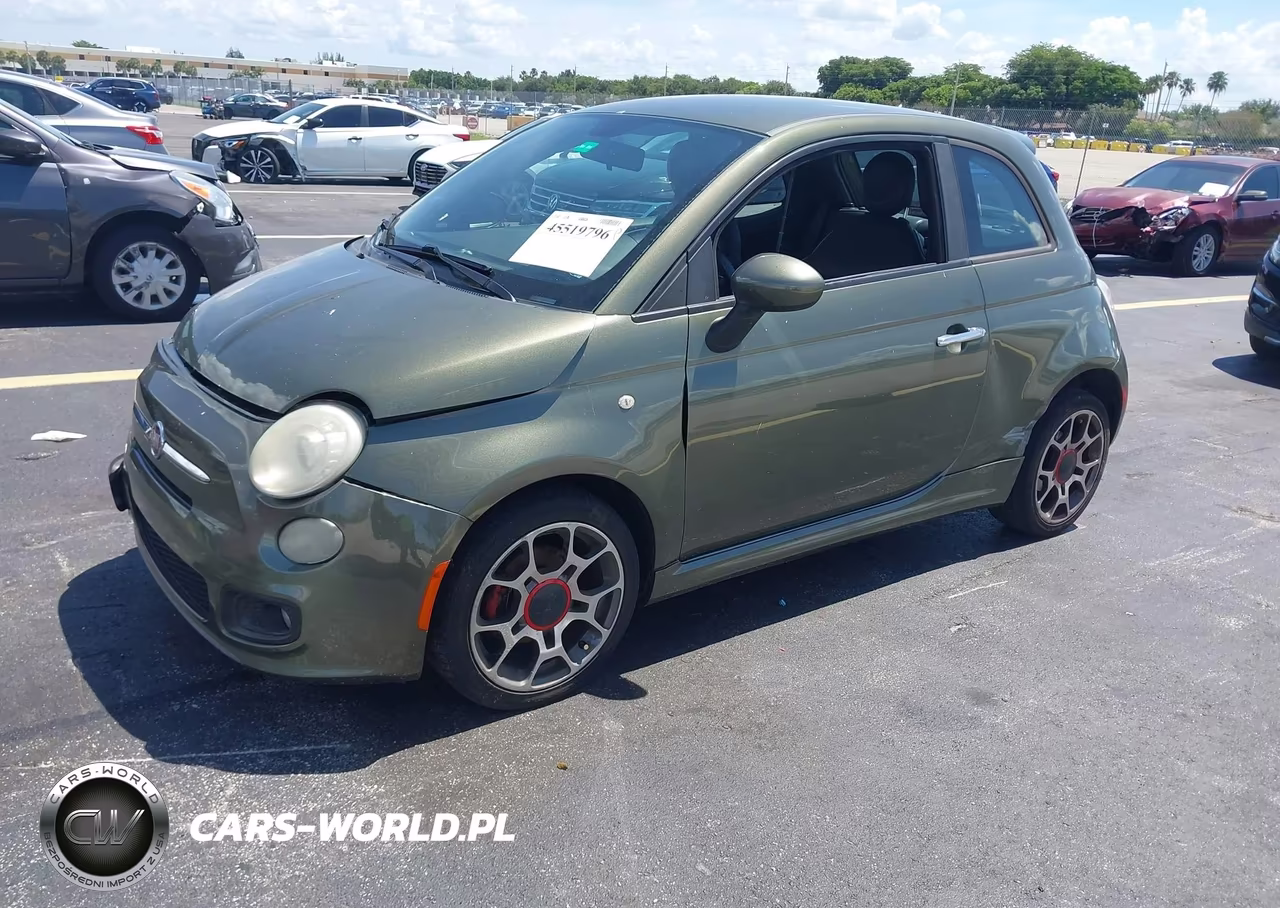 2012 Fiat 500 Sport VIN:3C3CFFBR1CT109041 - 2