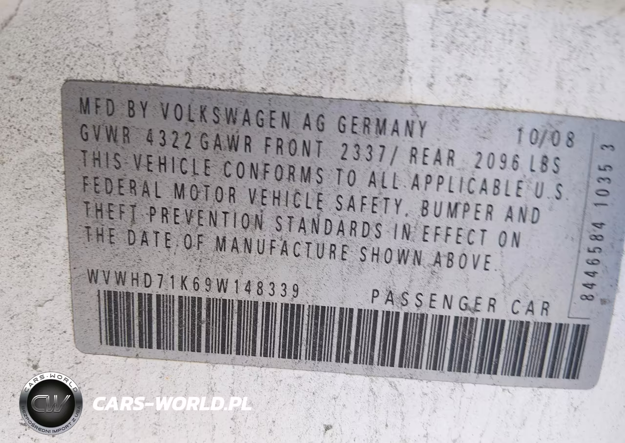 2009 Volkswagen Gti 4-Door VIN:WVWHD71K69W148339 - 9