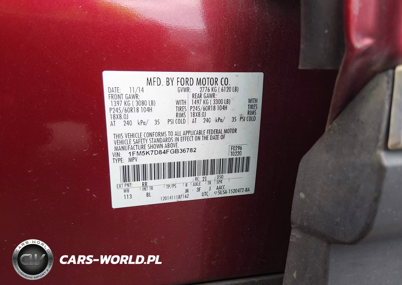 2015 Ford Explorer Xlt VIN:1FM5K7D84FGB36782 - 9