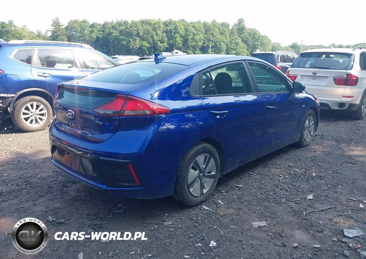 2019 Hyundai Ioniq Hybrid Blue VIN:KMHC65LCXKU128591 - 4
