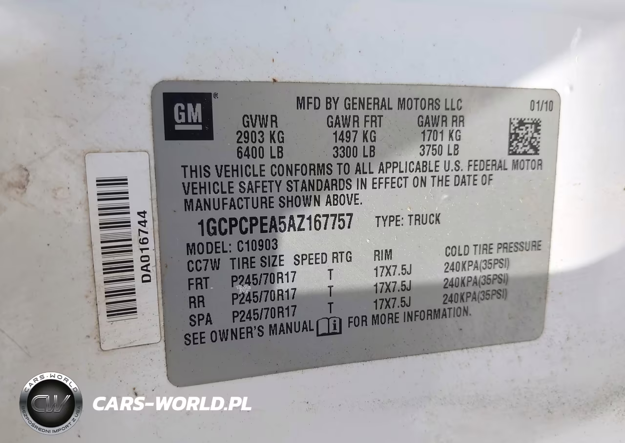 2010 Chevrolet Silverado 1500 Work Truck VIN:1GCPCPEA5AZ167757 - 9