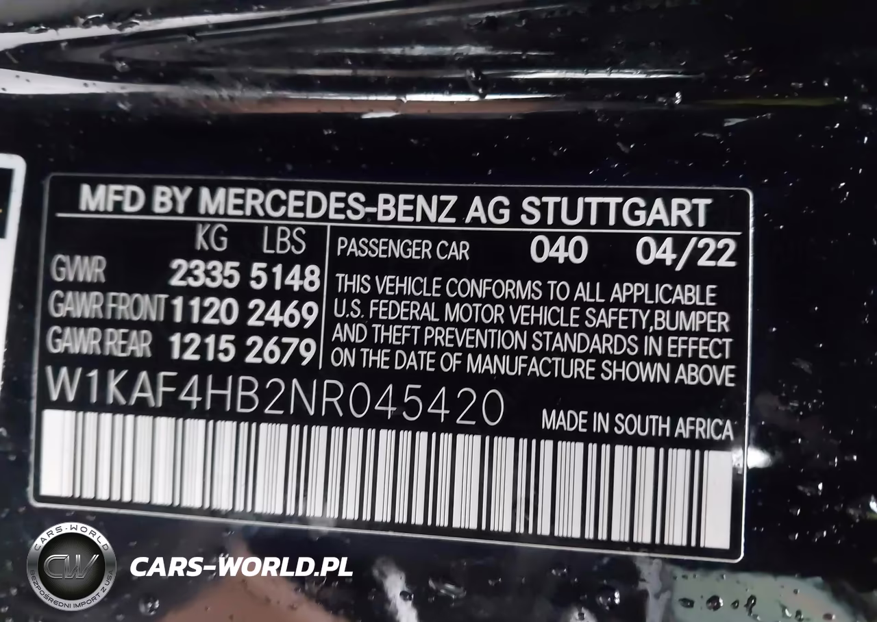 2022 Mercedes-Benz C 300 4Matic VIN:W1KAF4HB2NR045420 - 9