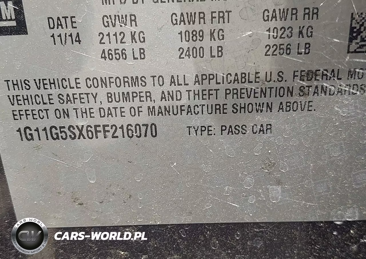 2015 Chevrolet Malibu 2Lz VIN:1G11G5SX6FF216070 - 9