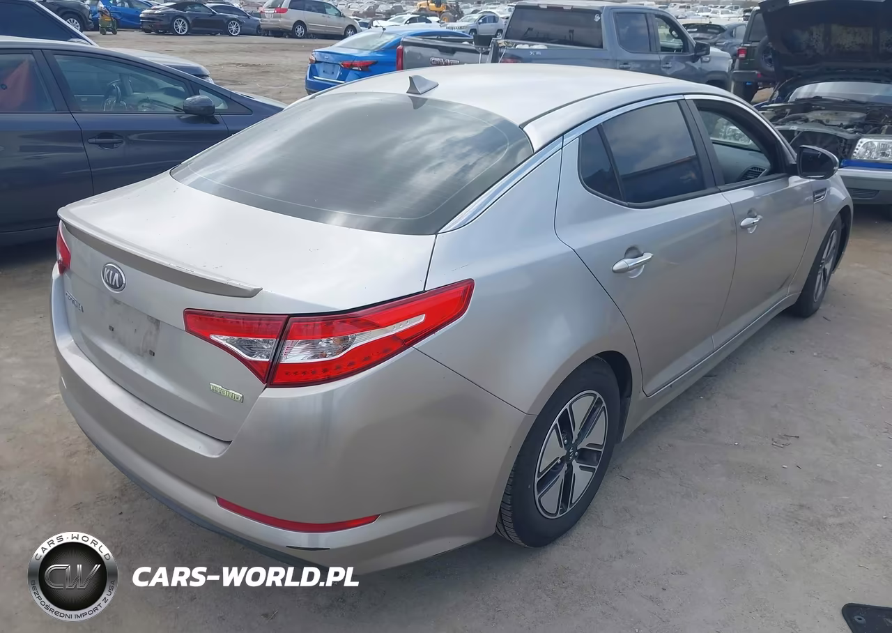 2013 Kia Optima Hybrid Lx VIN:KNAGM4AD8D5038805 - 4