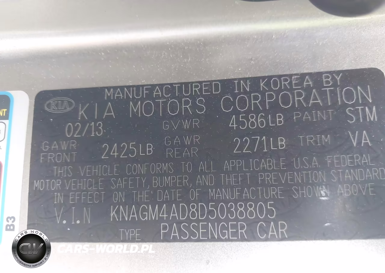 2013 Kia Optima Hybrid Lx VIN:KNAGM4AD8D5038805 - 9