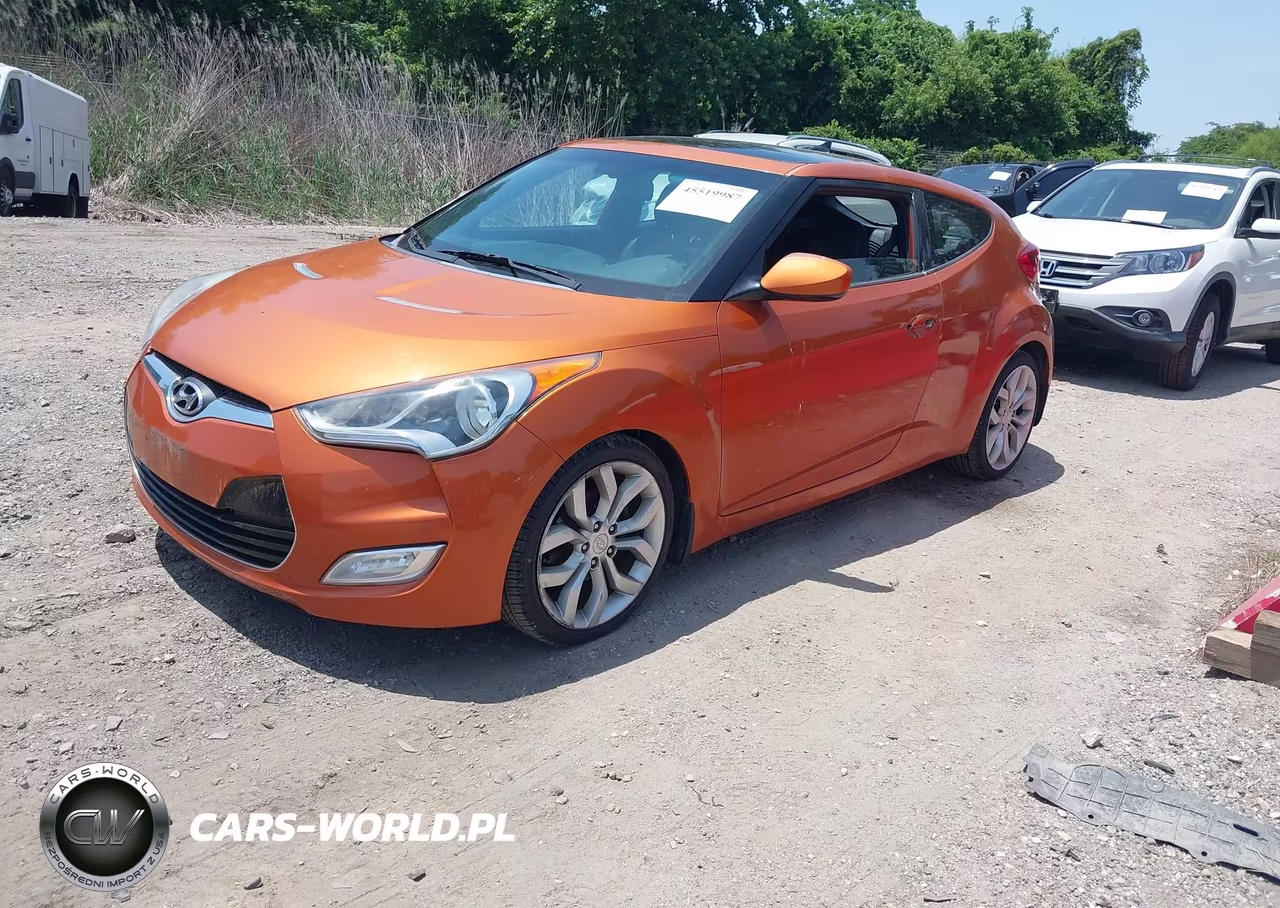 2012 Hyundai Veloster Base W-Black VIN:KMHTC6AD3CU029901 - 2