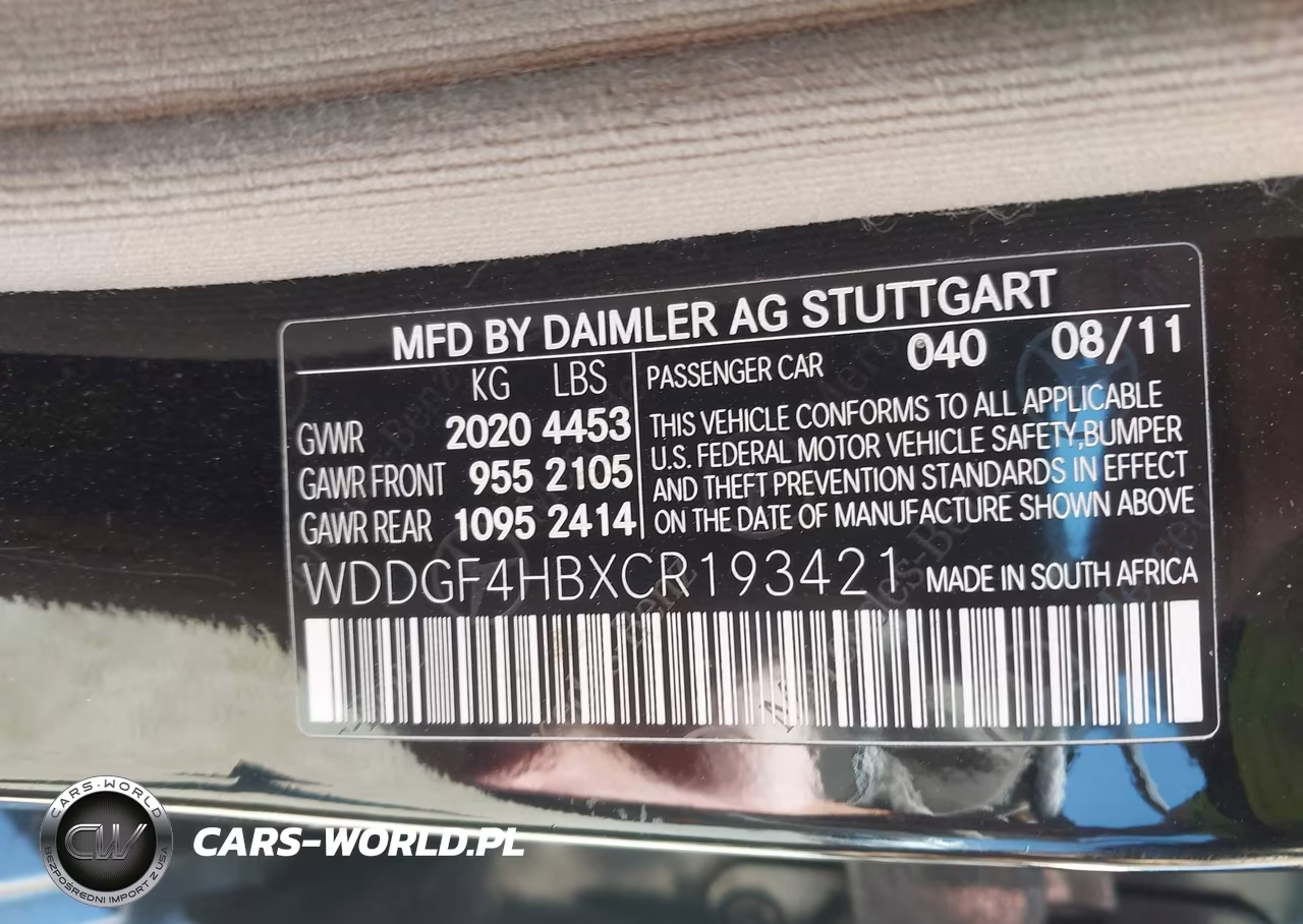 2012 Mercedes-Benz C 250 Sport VIN:WDDGF4HBXCR193421 - 9