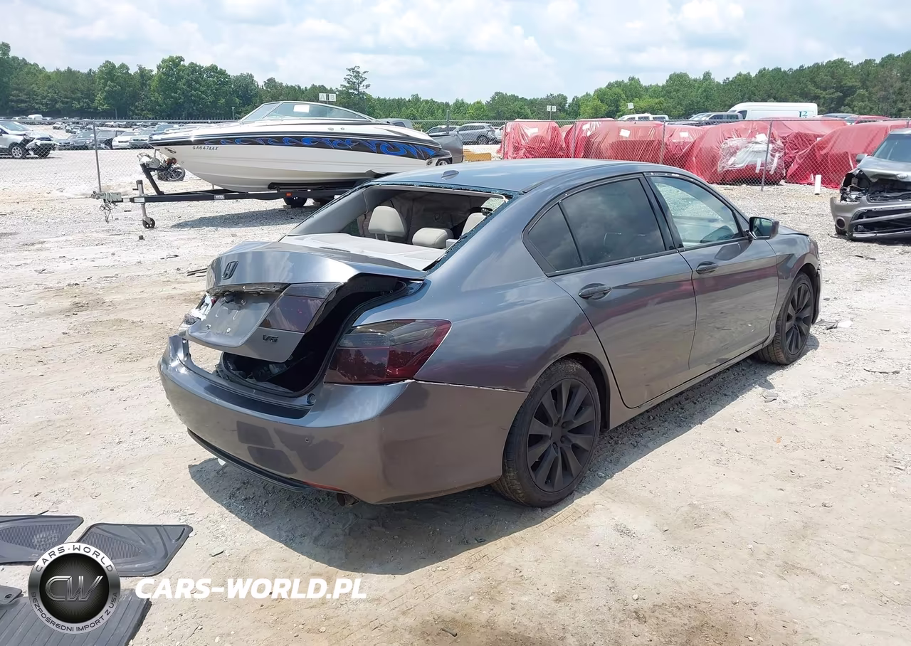 2013 Honda Accord Ex-L V-6 VIN:1HGCR3F81DA048884 - 4