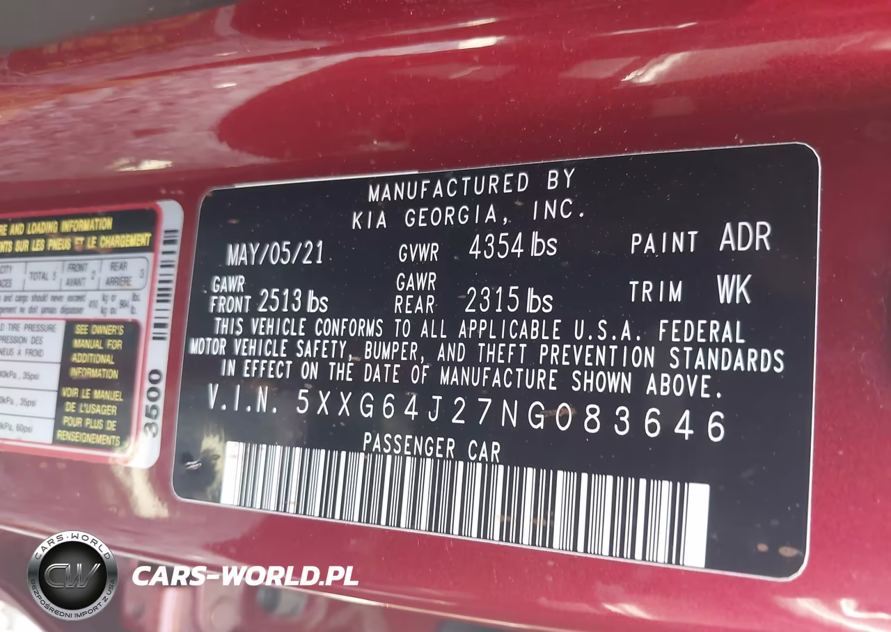 2022 Kia K5 Gt-Line VIN:5XXG64J27NG083646 - 9