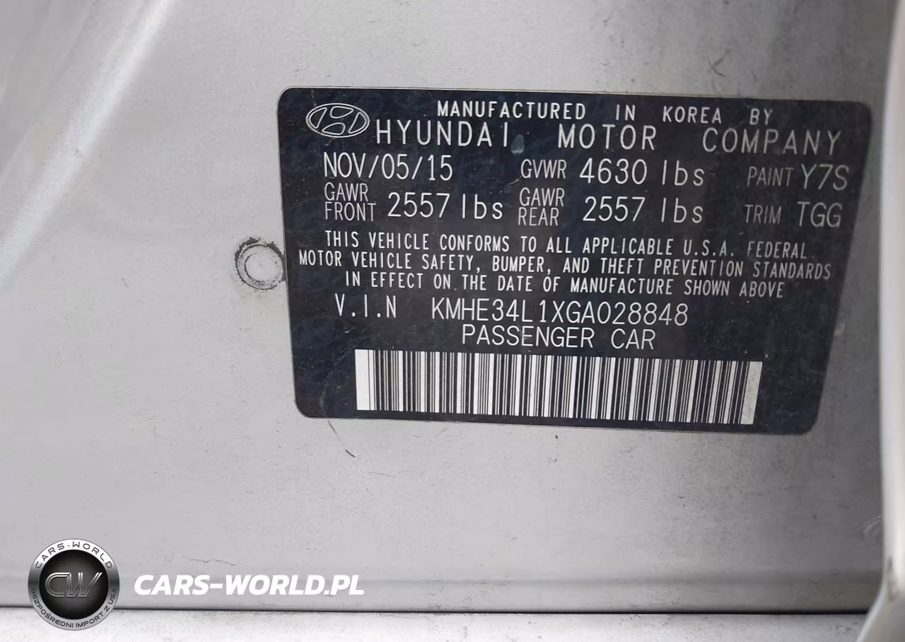 2016 Hyundai Sonata Hybrid Limited VIN:KMHE34L1XGA028848 - 9