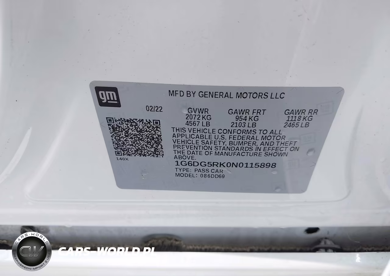2022 Cadillac Ct4 Sport VIN:1G6DG5RK0N0115898 - 9