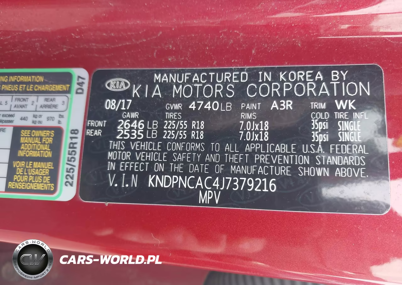 2018 Kia Sportage Ex VIN:KNDPNCAC4J7379216 - 9