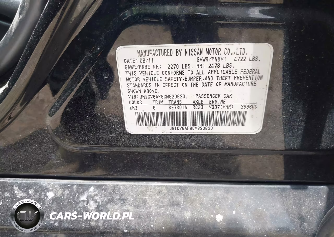 2012 Infiniti G37 Journey VIN:JN1CV6AP9CM620620 - 9