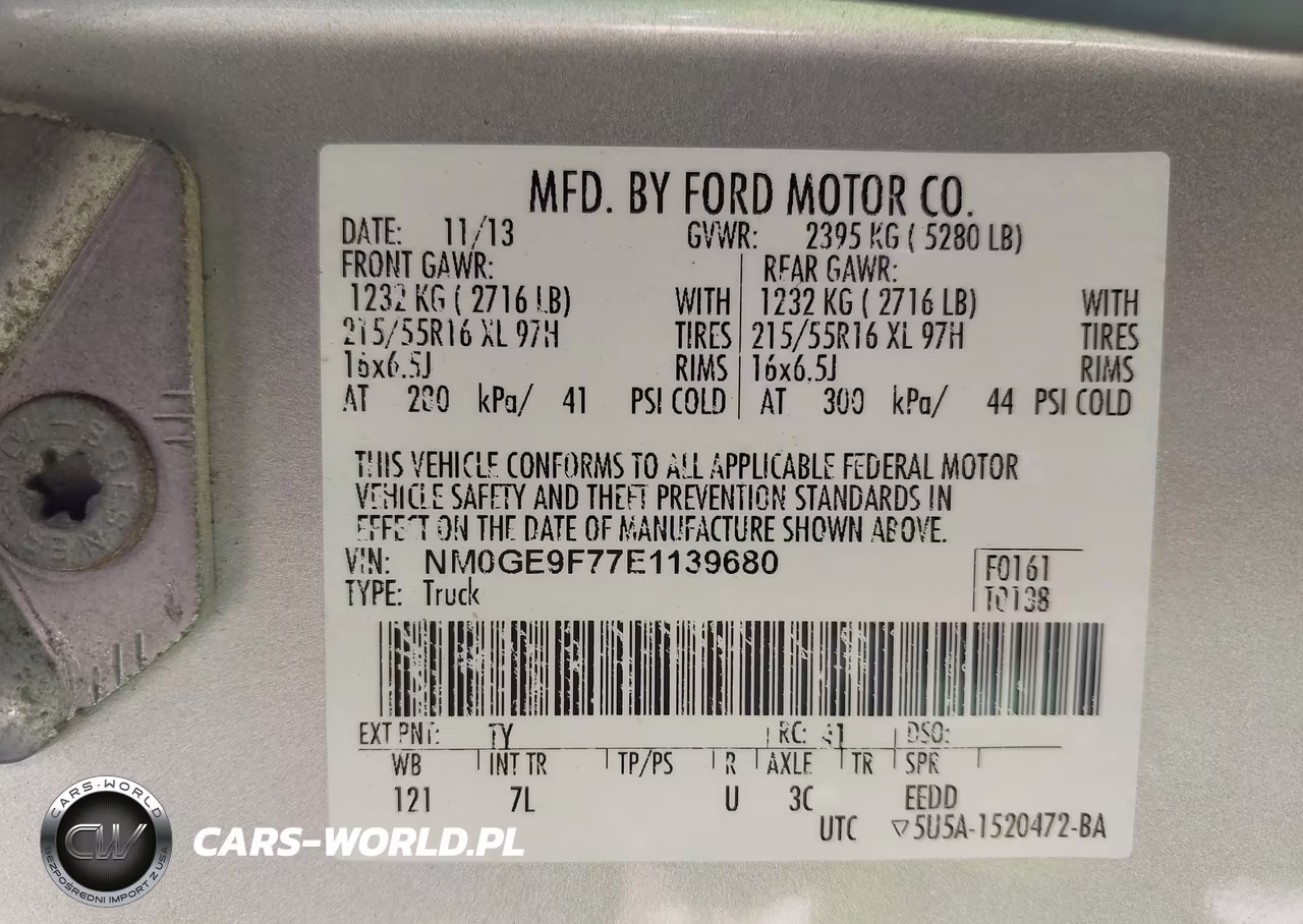 2014 Ford Transit Connect Xlt VIN:NM0GE9F77E1139680 - 9