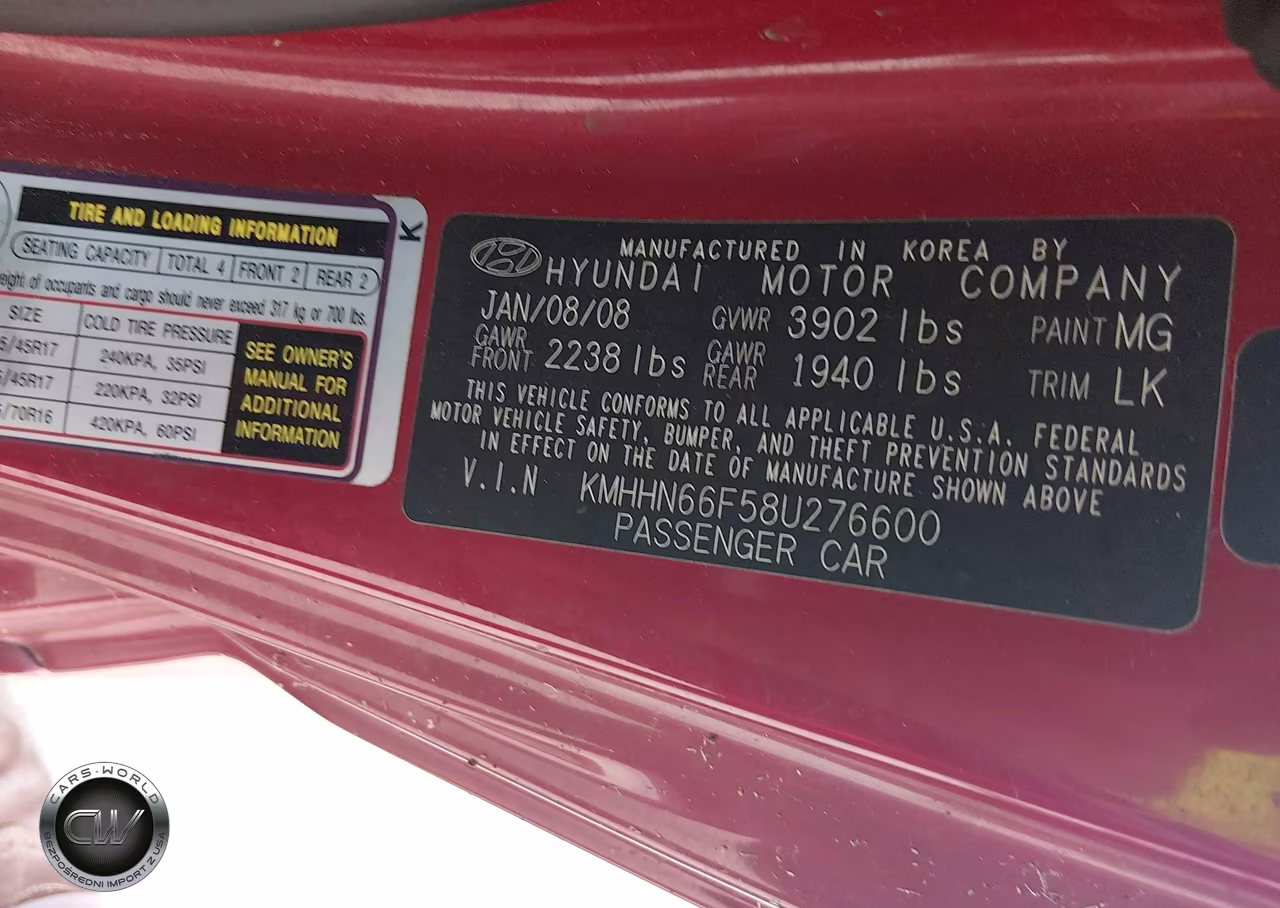 2008 Hyundai Tiburon Gt-Gt Limited-Se VIN:KMHHN66F58U276600 - 9